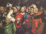 Lorenzo Lotto Christ and the Woman Taken in Adultery (mk05 Sweden oil painting artist